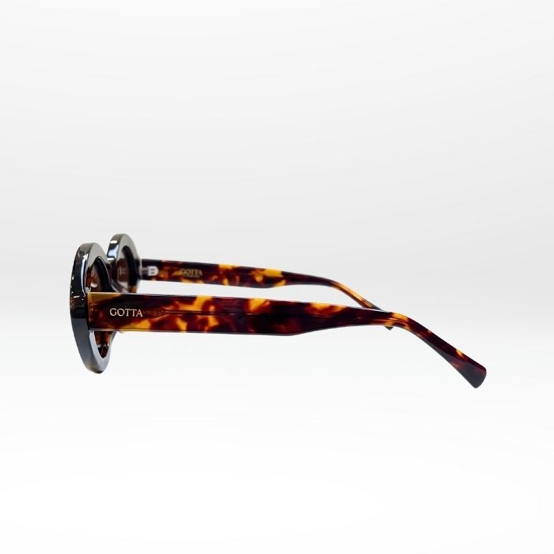 Lunettes FLOW – Style rétro 70’s, forme ovale en acétate noir ou écaille