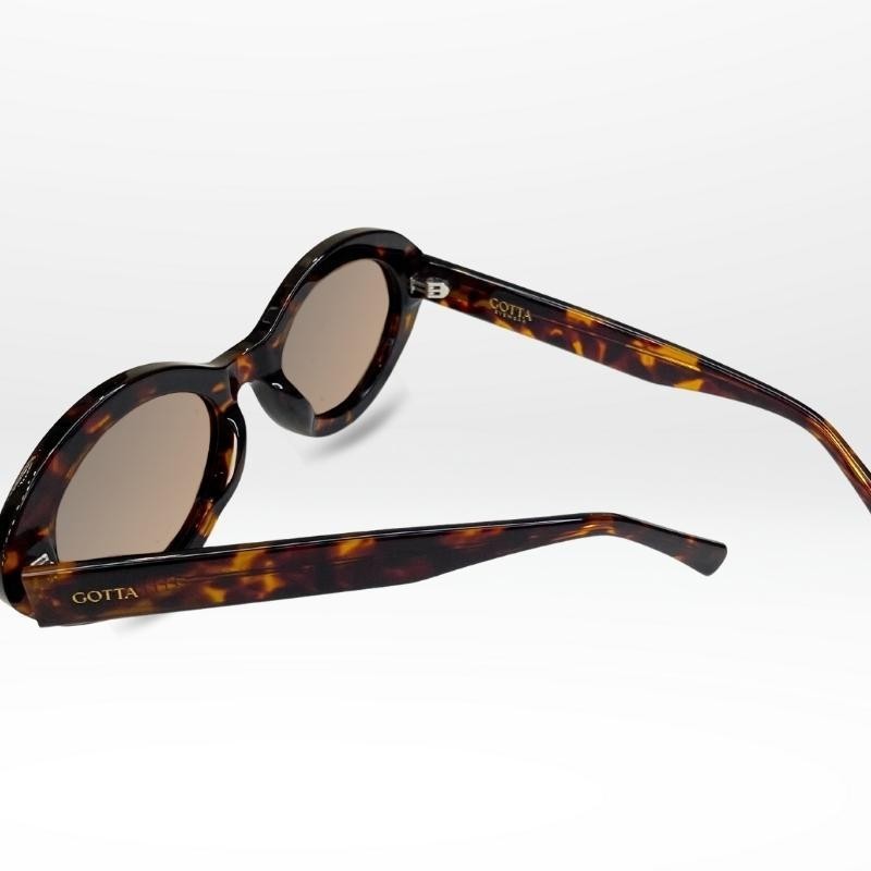 Lunettes FLOW – Style rétro 70’s, forme ovale en acétate noir ou écaille