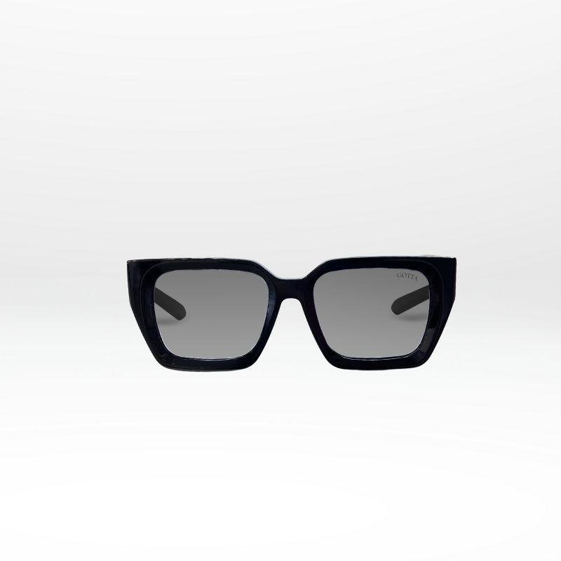Push – Lunettes Femme Oversize en Acétate Noir Chic