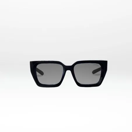 Push – Lunettes Femme Oversize en Acétate Noir Chic