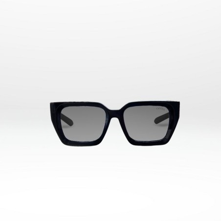 Push – Lunettes Femme Oversize en Acétate Noir Chic