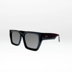 Push – Lunettes Femme Oversize en Acétate Noir Chic