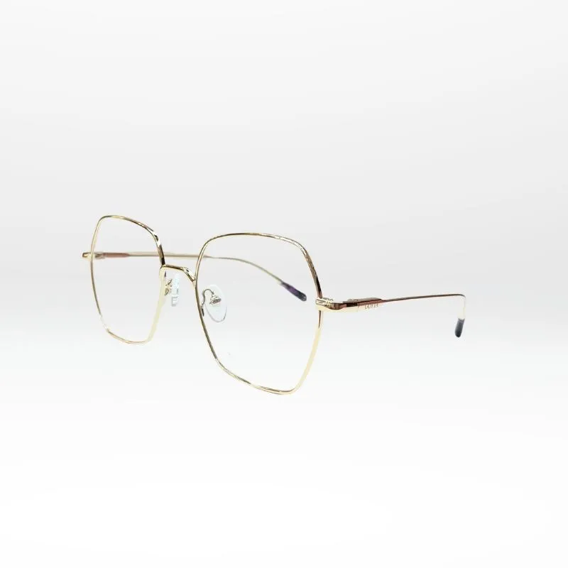 Start – Lunettes de vue femme en métal doré au style graphique | GOTTA