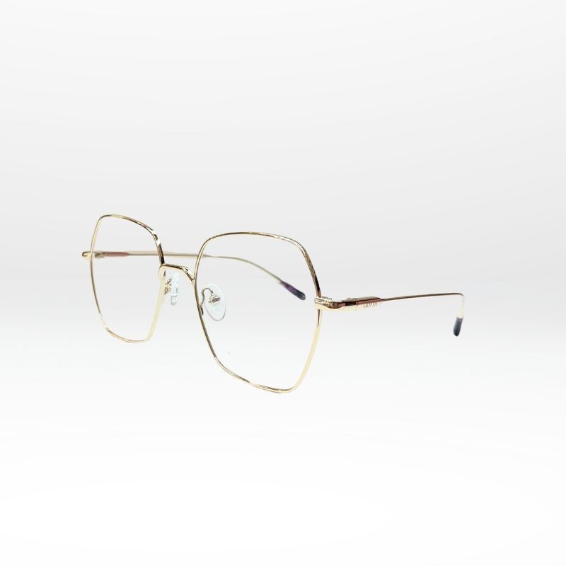 Start – Lunettes de vue femme en métal doré au style graphique | GOTTA