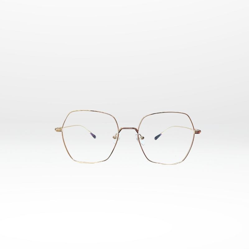 Start – Lunettes de vue femme en métal doré au style graphique | GOTTA