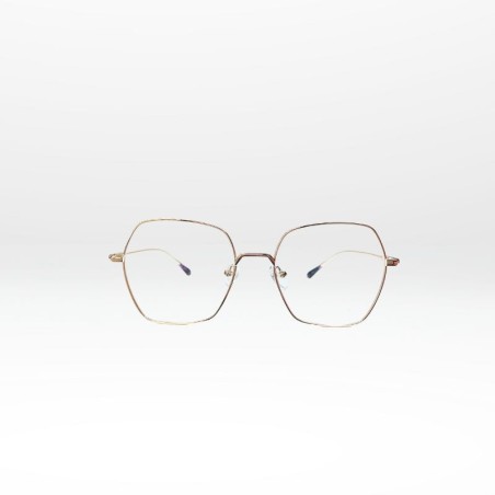 Start – Lunettes de vue femme en métal doré au style graphique | GOTTA