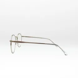 Lunettes de vue homme Chrono – Monture ronde argentée | GOTTA