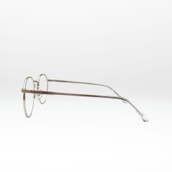 Lunettes de vue homme Chrono – Monture ronde argentée | GOTTA