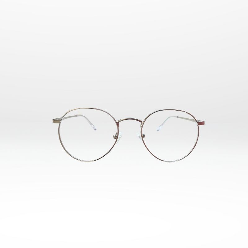 Lunettes de vue homme Chrono – Monture ronde argentée | GOTTA