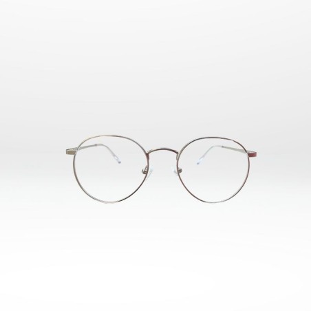 Lunettes de vue homme Chrono – Monture ronde argentée | GOTTA