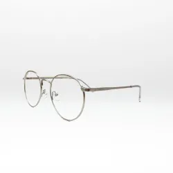 Lunettes de vue homme Chrono – Monture ronde argentée | GOTTA