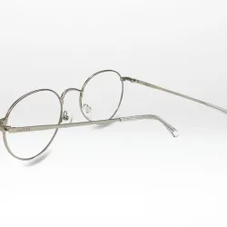 Lunettes de vue homme Chrono – Monture ronde argentée | GOTTA