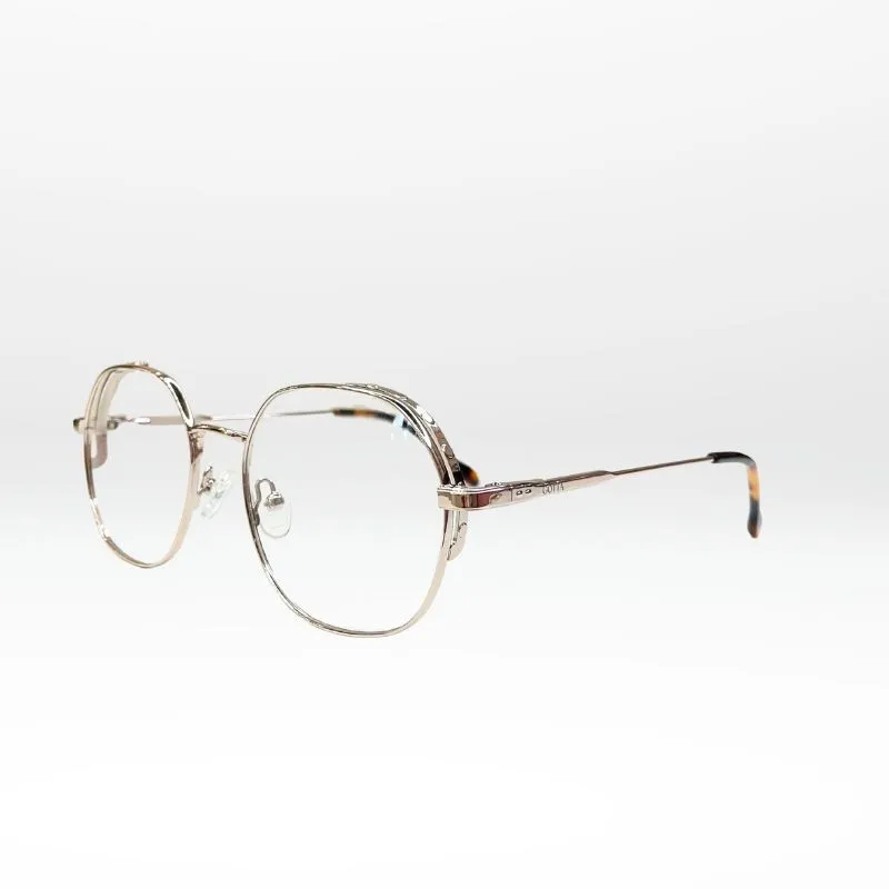Lunettes optique Femme SWING – Monture Métal Or Pâle & Argentée | GOTTA