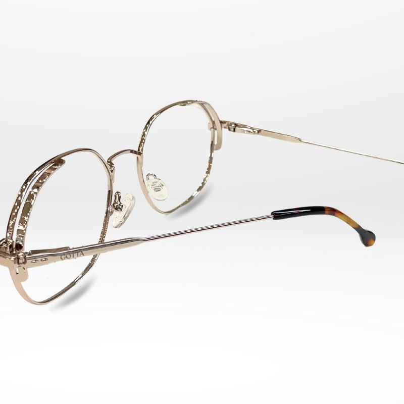 Lunettes optique Femme SWING – Monture Métal Or Pâle & Argentée | GOTTA