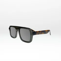 Lunettes RIDE – Monture noire ou grise avec branches écaille | Acétate premium