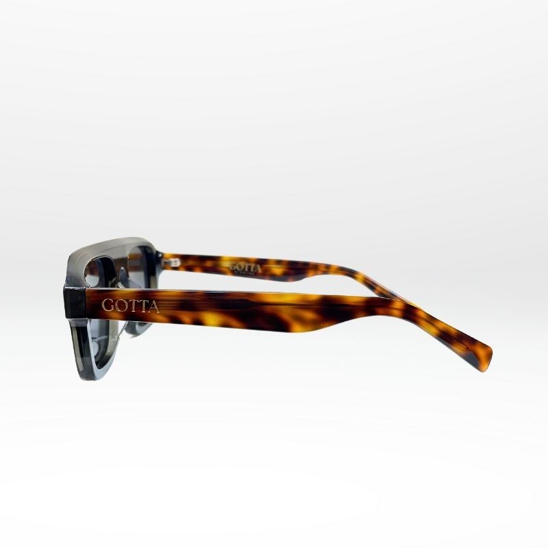 Lunettes RIDE – Monture noire ou grise avec branches écaille | Acétate premium