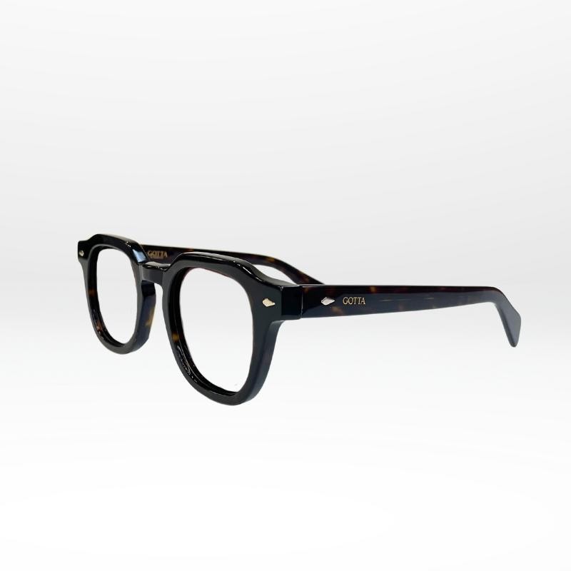 Monture Optique en Acétate Gris, Noir ou Écaille