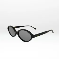 Lunettes solaires femme LOOP – Modèle tendance en acétate noir Gotta Eyewear
