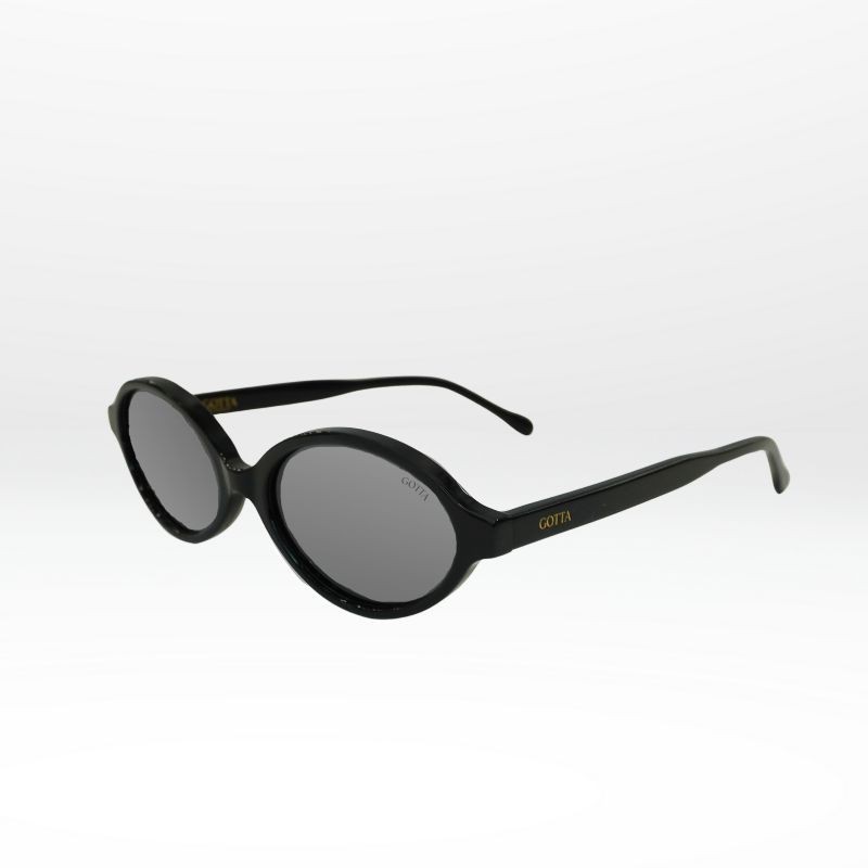 Lunettes solaires femme LOOP – Modèle tendance en acétate noir Gotta Eyewear