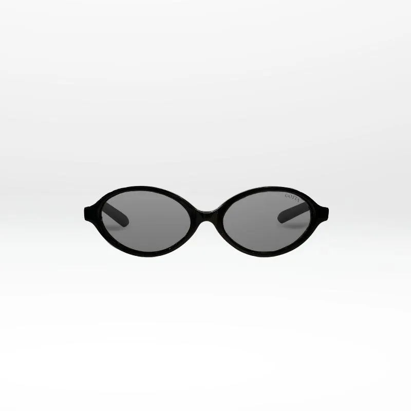 Lunettes solaires femme LOOP – Modèle tendance en acétate noir Gotta Eyewear