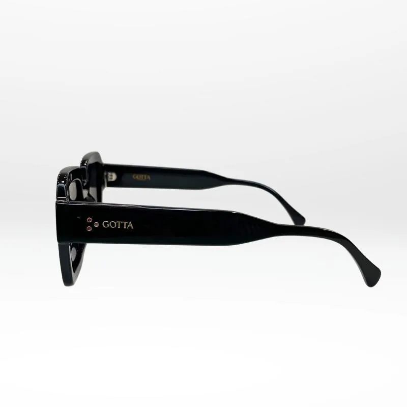 WAY – Lunettes de soleil carrées noires homme | GOTTA Eyewear