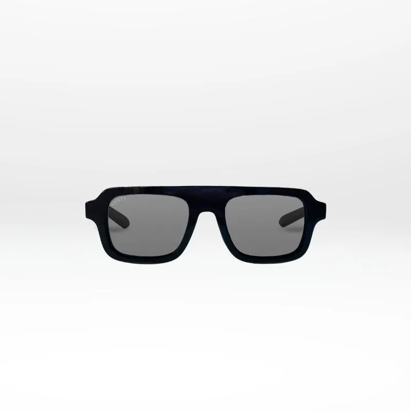 Lunettes RIDE – Monture noire ou grise avec branches écaille | Acétate premium