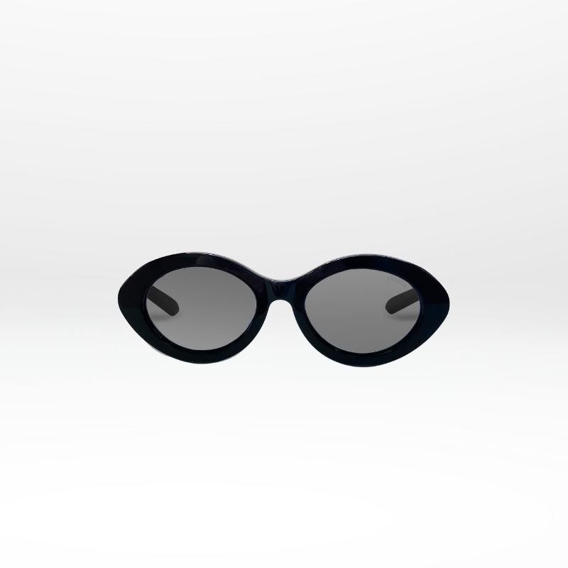 Lunettes FLOW – Style rétro 70’s, forme ovale en acétate noir ou écaille