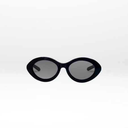 Lunettes FLOW – Style rétro 70’s, forme ovale en acétate noir ou écaille