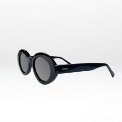 Lunettes FLOW – Style rétro 70’s, forme ovale en acétate noir ou écaille