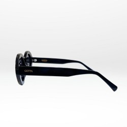 Lunettes FLOW – Style rétro 70’s, forme ovale en acétate noir ou écaille