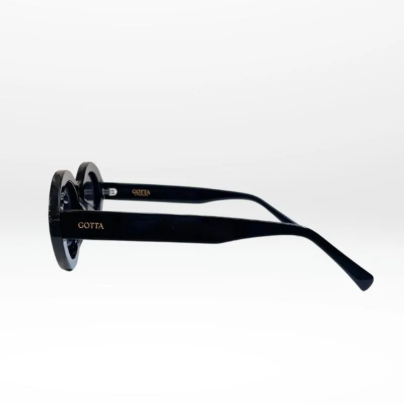 Lunettes FLOW – Style rétro 70’s, forme ovale en acétate noir ou écaille