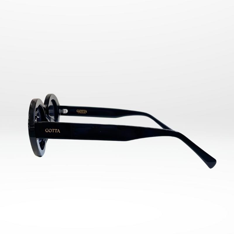 Lunettes FLOW – Style rétro 70’s, forme ovale en acétate noir ou écaille