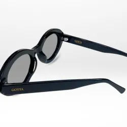 Lunettes FLOW – Style rétro 70’s, forme ovale en acétate noir ou écaille