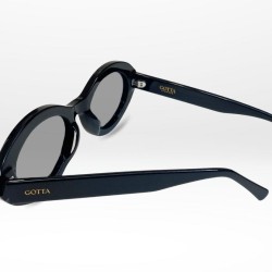 Lunettes FLOW – Style rétro 70’s, forme ovale en acétate noir ou écaille
