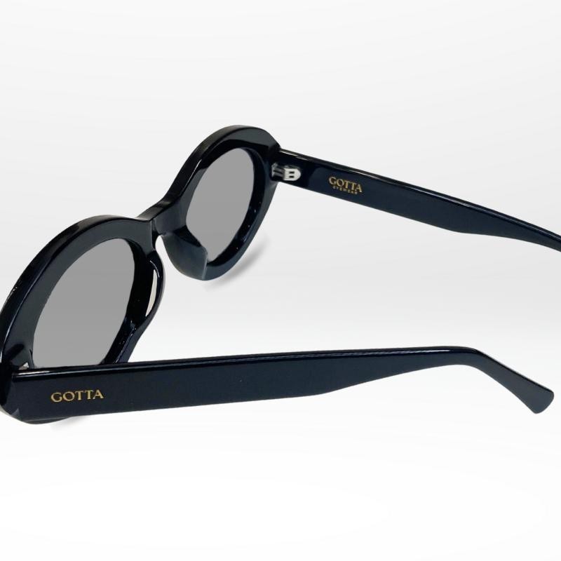Lunettes FLOW – Style rétro 70’s, forme ovale en acétate noir ou écaille