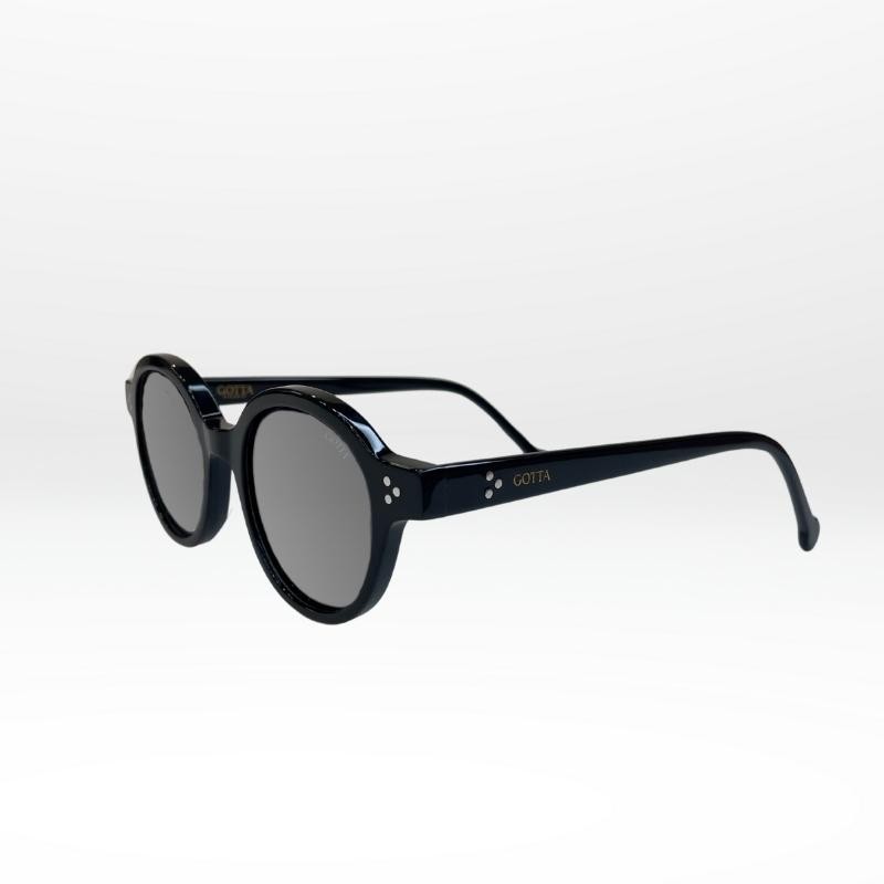Lunettes Gotta LITE – Monture noire en acétate pour petit visage féminin | Élégante et discrète