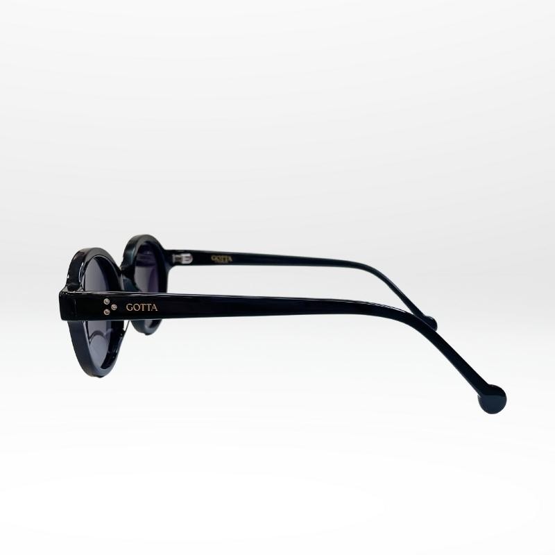 Lunettes Gotta LITE – Monture noire en acétate pour petit visage féminin | Élégante et discrète