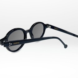 Lunettes Gotta LITE – Monture noire en acétate pour petit visage féminin | Élégante et discrète