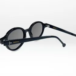 Lunettes Gotta LITE – Monture noire en acétate pour petit visage féminin | Élégante et discrète