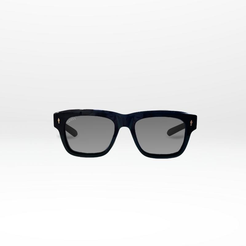 Modèle Rush Homme – Lunettes Noires ou Champagne, Grand Visage