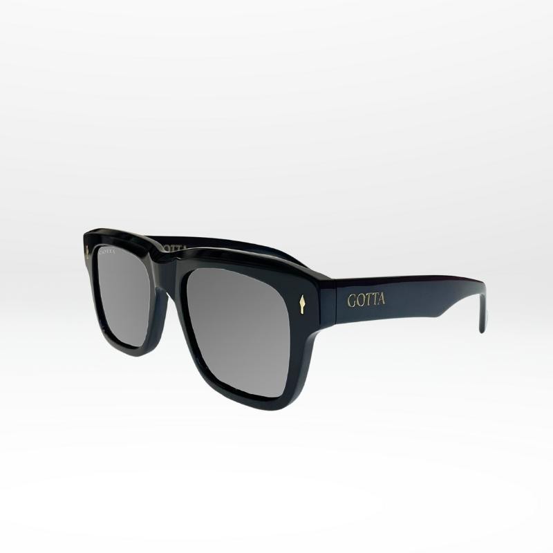 Modèle Rush Homme – Lunettes Noires ou Champagne, Grand Visage