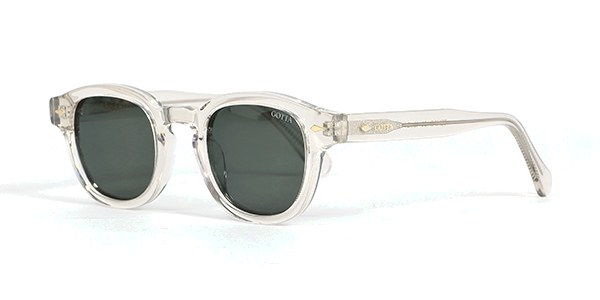 Lunettes de soleil Gotta à monture cristal transparente et verres verts